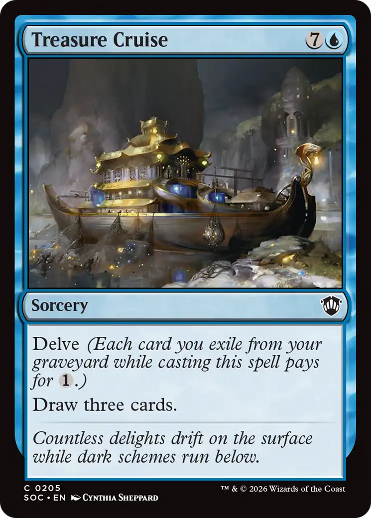 Treasure Cruise [Secrets of Strixhaven Commander] | Anubis Games and Hobby