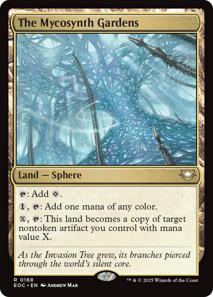 The Mycosynth Gardens [Edge of Eternities Commander] | Anubis Games and Hobby