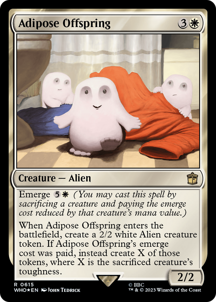 Adipose Offspring (Surge Foil) [Doctor Who] | Anubis Games and Hobby