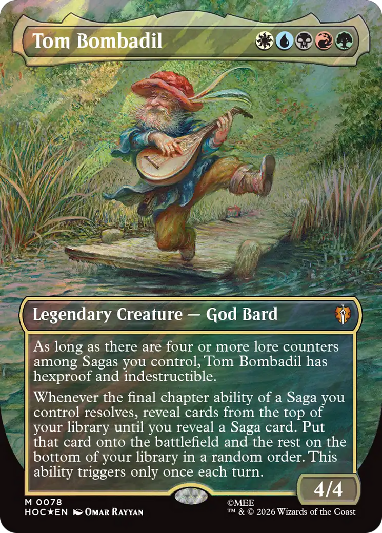 Tom Bombadil (Borderless) (Surge Foil) [The Hobbit] | Anubis Games and Hobby