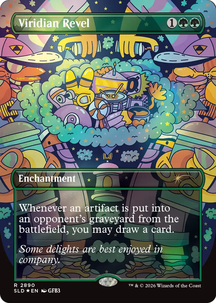 Viridian Revel [Secret Lair Drop Series] | Anubis Games and Hobby