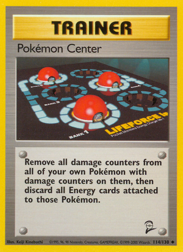 Pokemon Center (114/130) [Base Set 2] | Anubis Games and Hobby