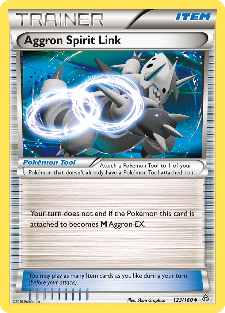 Aggron Spirit Link (123/160) [XY: Primal Clash] | Anubis Games and Hobby