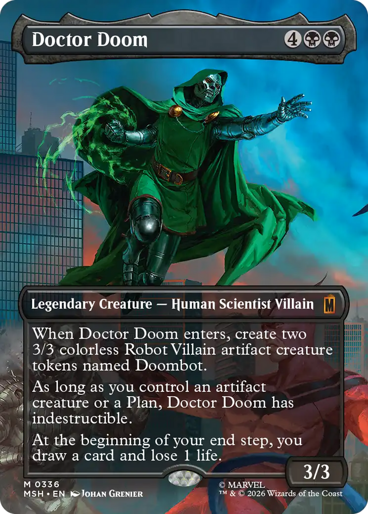 Doctor Doom (Borderless) (336) [Marvel Super Heroes] | Anubis Games and Hobby