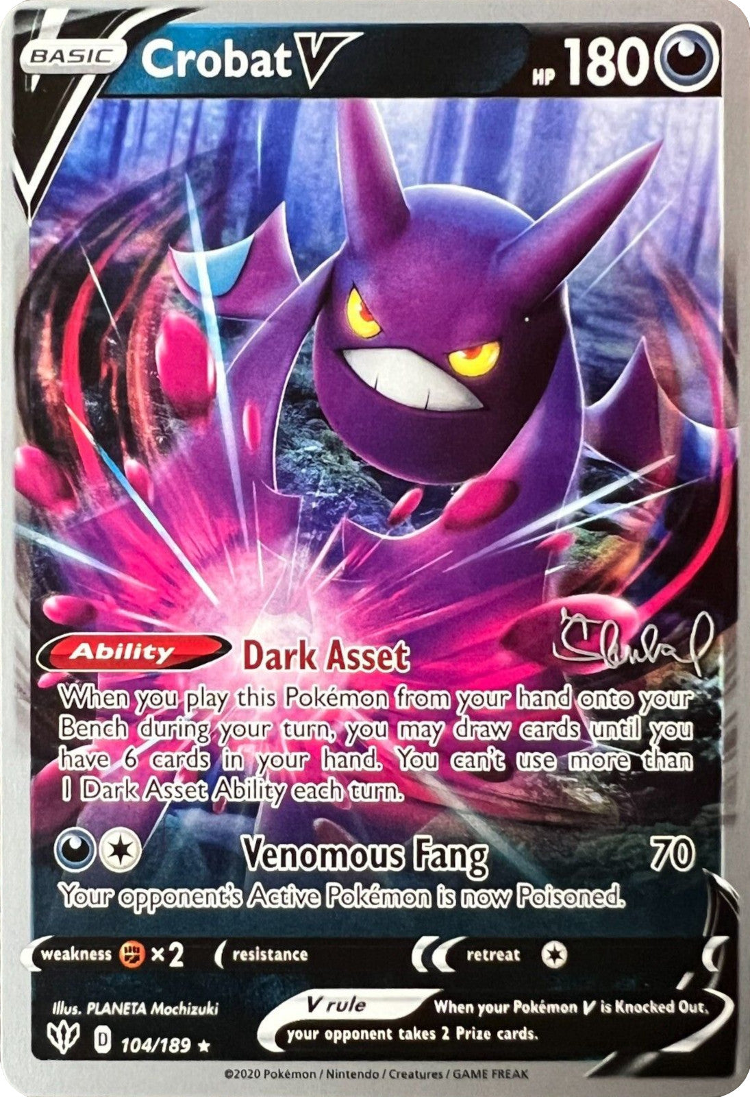 Crobat V (104/189) (ADP - Ondrej Skubal) [World Championships 2022] | Anubis Games and Hobby
