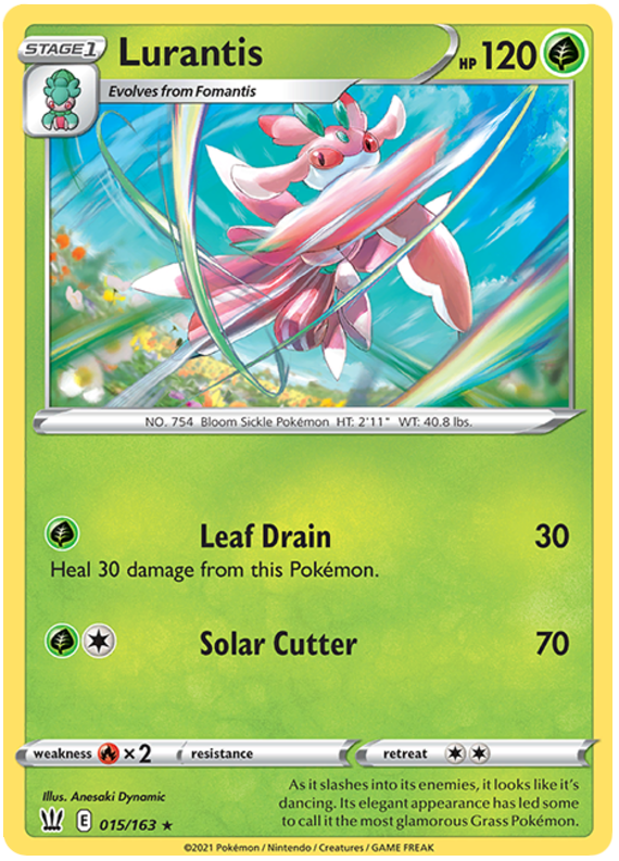 Lurantis (015/163) [Sword & Shield: Battle Styles] | Anubis Games and Hobby