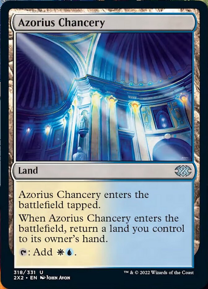 Azorius Chancery [Double Masters 2022] | Anubis Games and Hobby