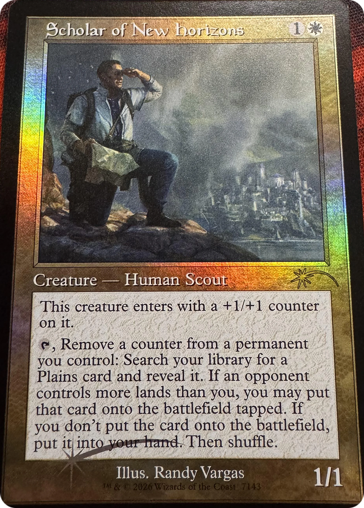 Scholar of New Horizons (Retro Frame) [Secret Lair Drop Series] | Anubis Games and Hobby