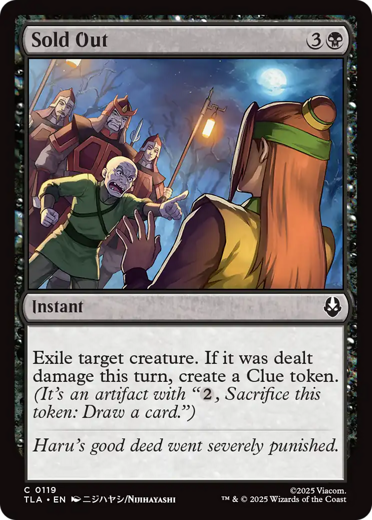 Sold Out [Avatar: The Last Airbender] | Anubis Games and Hobby