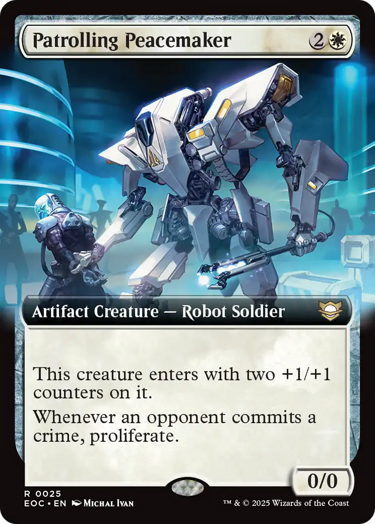 Patrolling Peacemaker (Extended Art) [Edge of Eternities Commander] | Anubis Games and Hobby