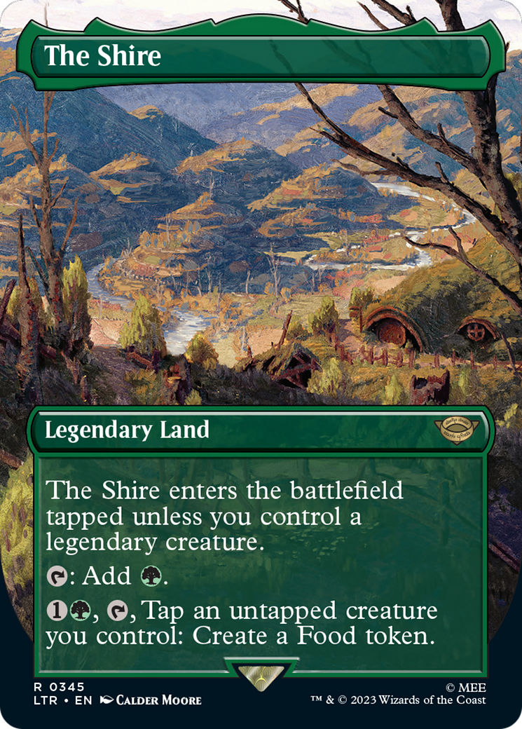 The Shire (Borderless Alternate Art) [The Lord of the Rings: Tales of Middle-Earth] | Anubis Games and Hobby