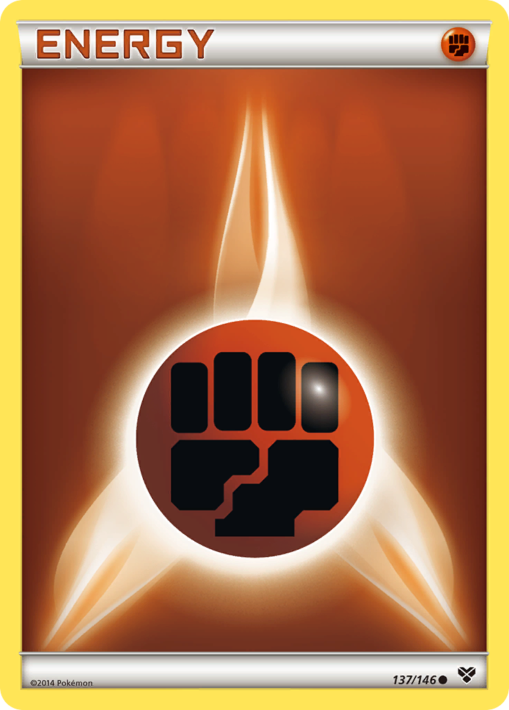 Fighting Energy (137/146) [XY: Base Set] | Anubis Games and Hobby