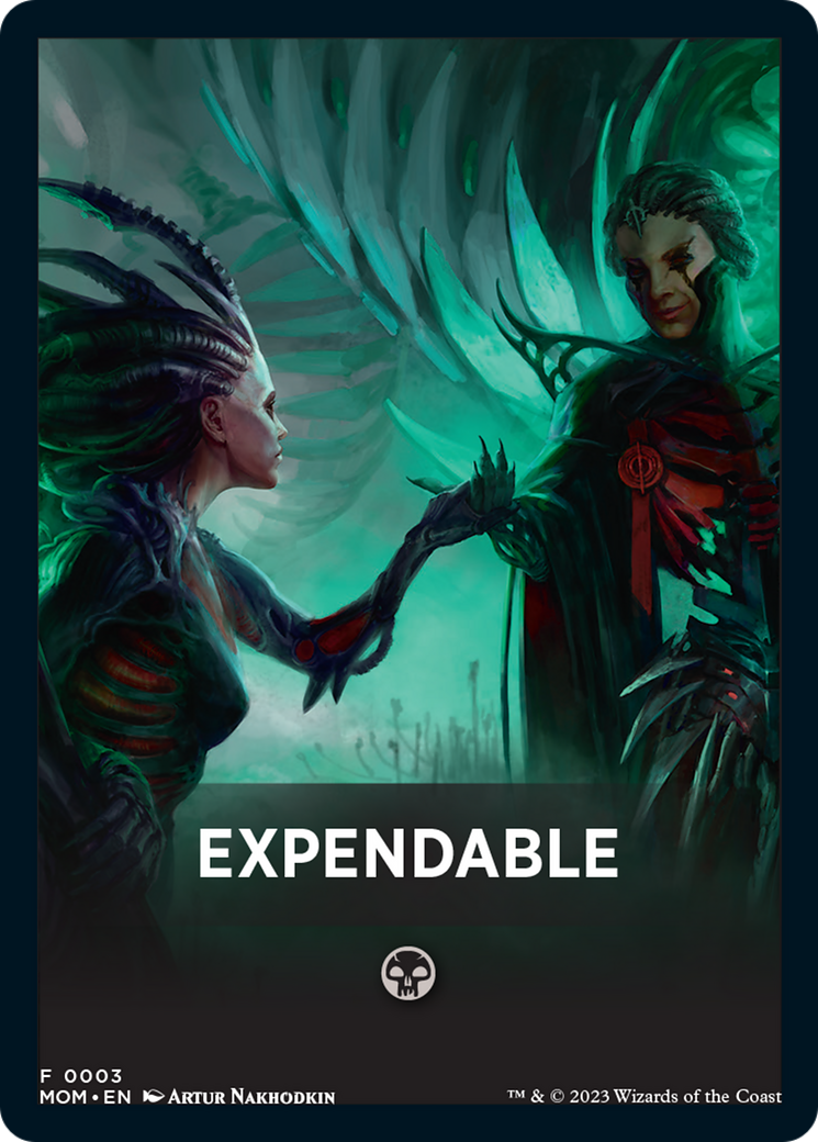 Expendable Theme Card [March of the Machine Tokens] | Anubis Games and Hobby