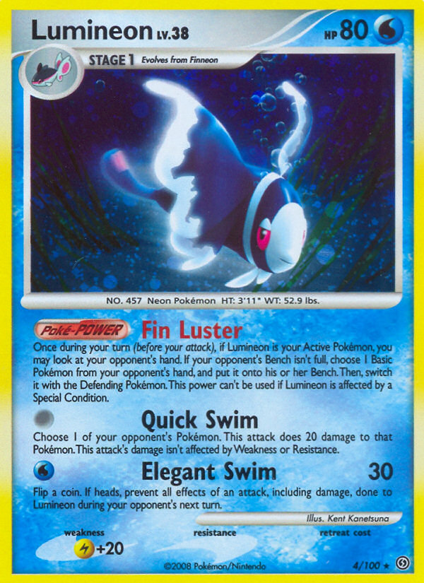Lumineon (4/100) [Diamond & Pearl: Stormfront] | Anubis Games and Hobby