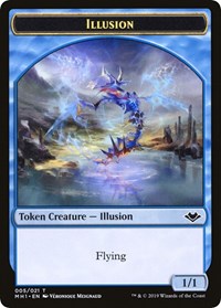 Illusion // Bear Double-Sided Token [Modern Horizons Tokens] | Anubis Games and Hobby