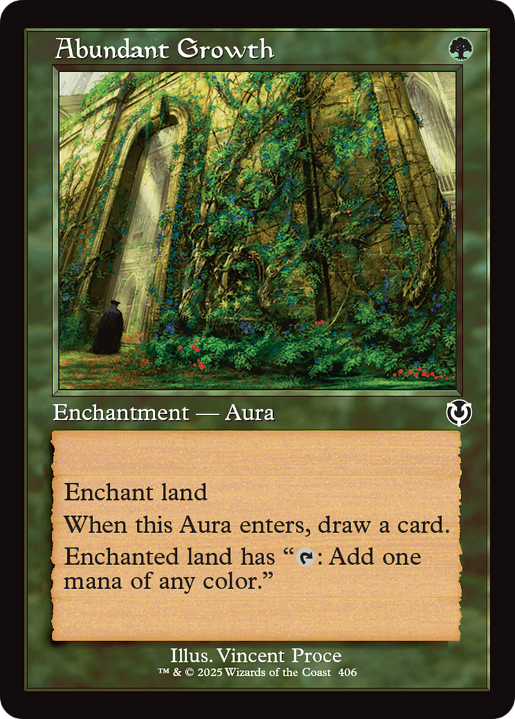 Abundant Growth (Retro Frame) [Innistrad Remastered] | Anubis Games and Hobby