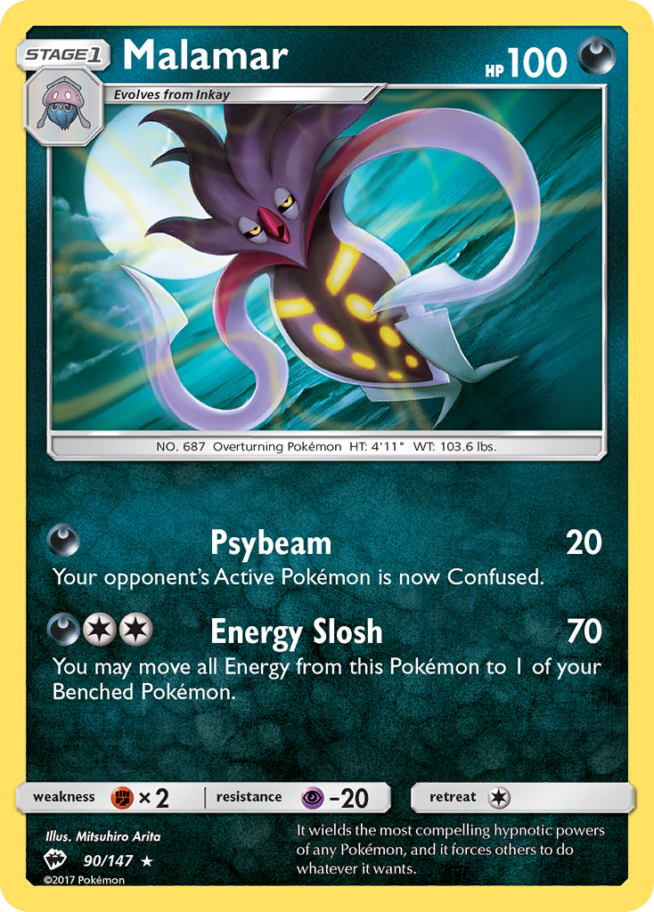 Malamar (90/147) [Sun & Moon: Burning Shadows] | Anubis Games and Hobby