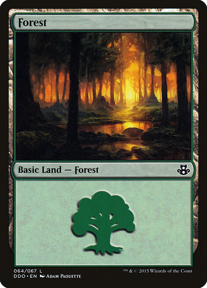 Forest (64) [Duel Decks: Elspeth vs. Kiora] | Anubis Games and Hobby