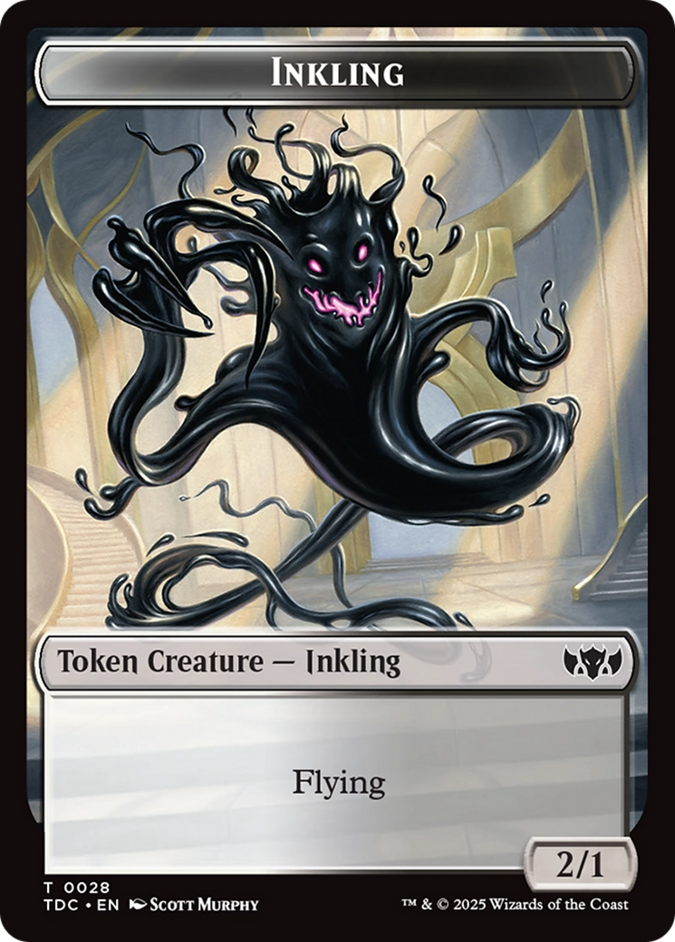Inkling // Insect (0023) Double-Sided Token [Tarkir: Dragonstorm Commander Tokens] | Anubis Games and Hobby
