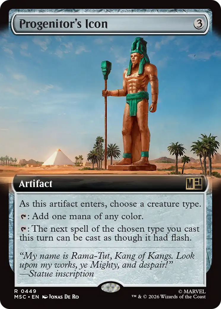 Progenitor's Icon (Extended Art) [Marvel Super Heroes Commander] | Anubis Games and Hobby