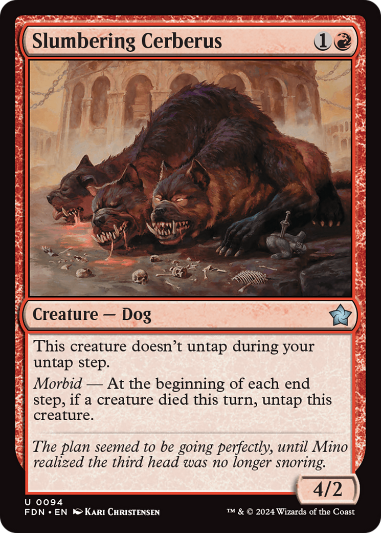 Slumbering Cerberus [Foundations] | Anubis Games and Hobby