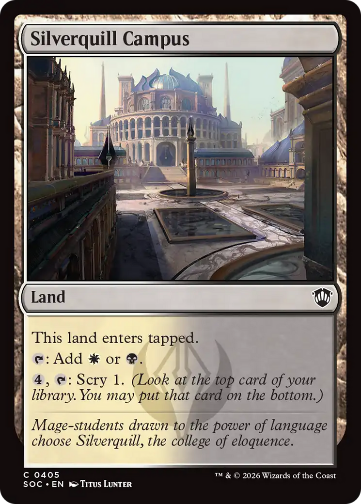 Silverquill Campus [Secrets of Strixhaven Commander] | Anubis Games and Hobby