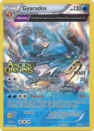 Gyarados (XY60) (Staff) [XY: Black Star Promos] | Anubis Games and Hobby