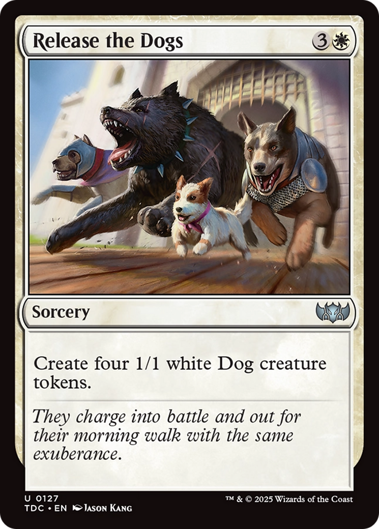 Release the Dogs [Tarkir: Dragonstorm Commander] | Anubis Games and Hobby