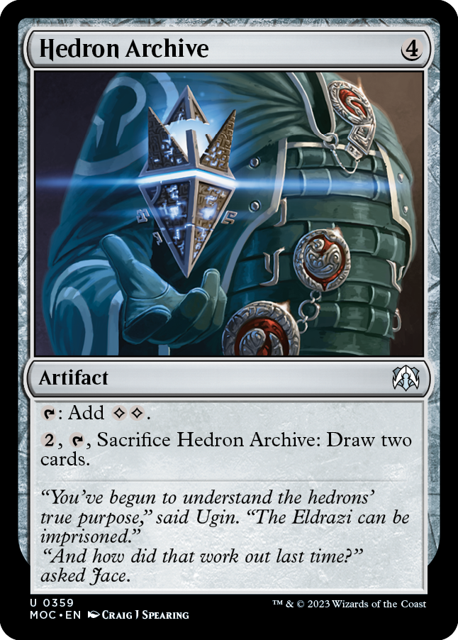 Hedron Archive [March of the Machine Commander] | Anubis Games and Hobby