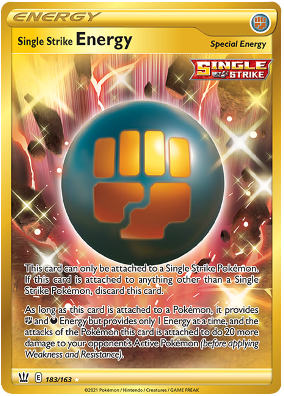 Single Strike Energy (183/163) [Sword & Shield: Battle Styles] | Anubis Games and Hobby