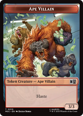 Copy (001) // Ape Villain (010) Double-Sided Token [Marvel Super Heroes Commander Tokens] | Anubis Games and Hobby
