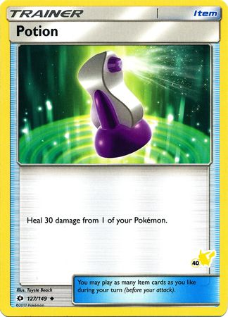 Potion (127/149) (Pikachu Stamp #40) [Battle Academy 2020] | Anubis Games and Hobby