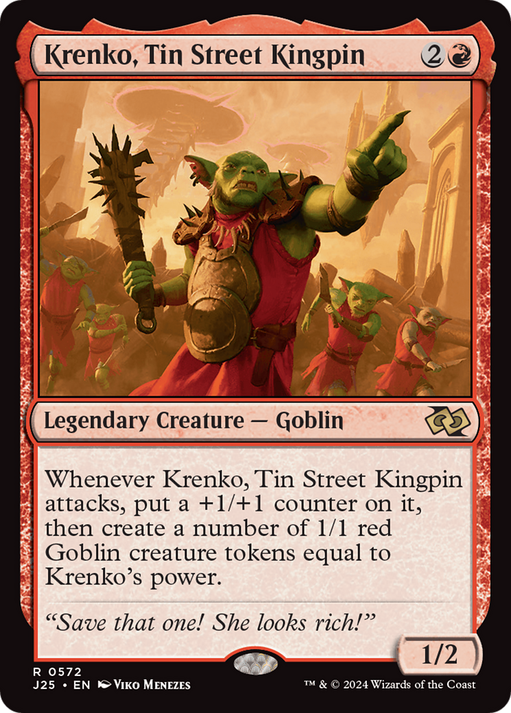 Krenko, Tin Street Kingpin [Foundations Jumpstart] | Anubis Games and Hobby