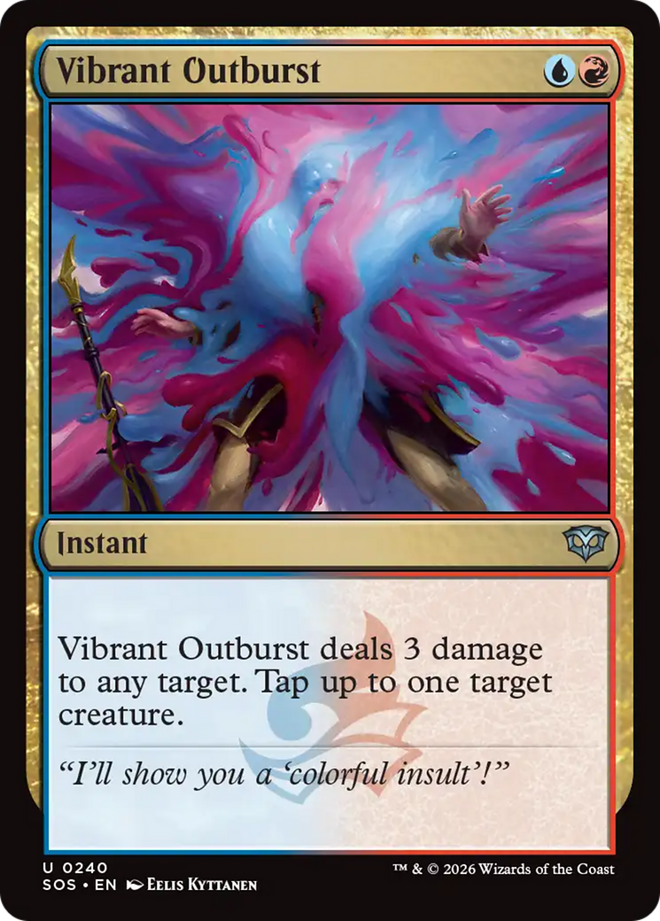 Vibrant Outburst [Secrets of Strixhaven] | Anubis Games and Hobby