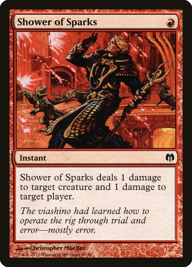 Shower of Sparks [Duel Decks: Heroes vs. Monsters] | Anubis Games and Hobby