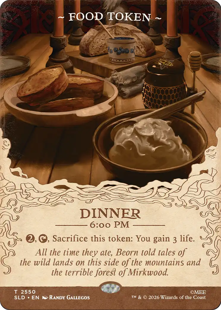Food Token (2550) [Secret Lair Drop Series] | Anubis Games and Hobby