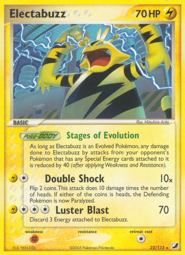 Electabuzz (22/115) [EX: Unseen Forces] | Anubis Games and Hobby