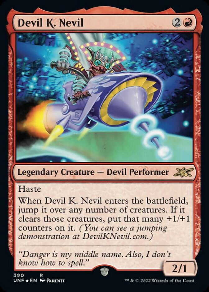 Devil K. Nevil (Galaxy Foil) [Unfinity] | Anubis Games and Hobby