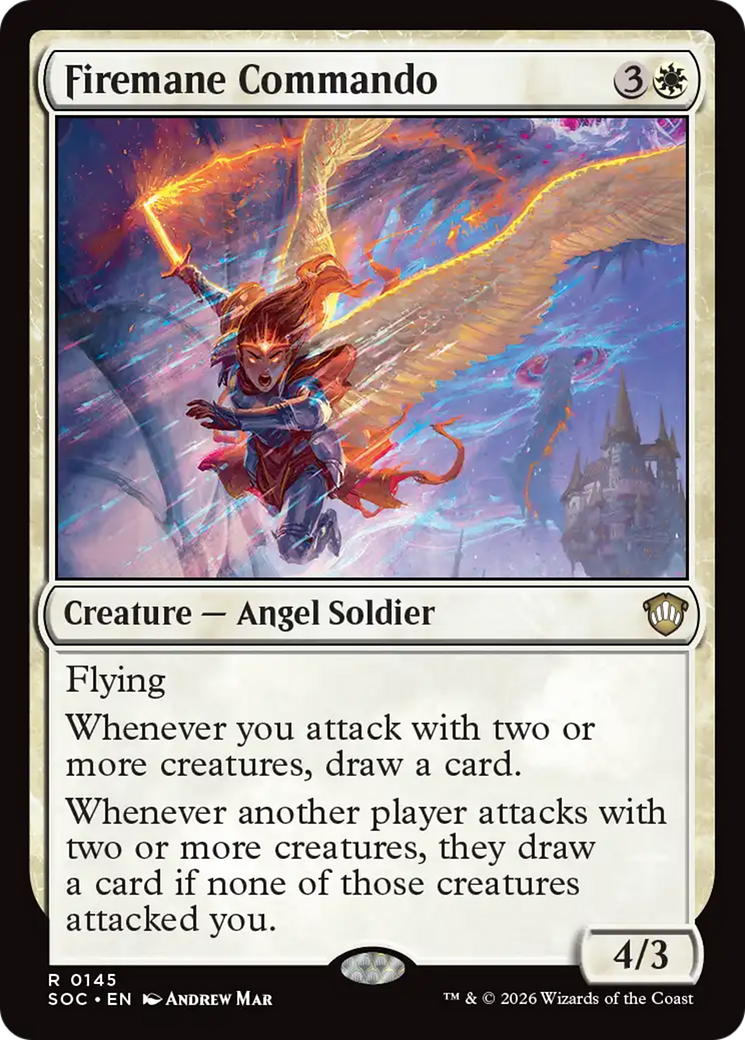 Firemane Commando [Secrets of Strixhaven Commander] | Anubis Games and Hobby
