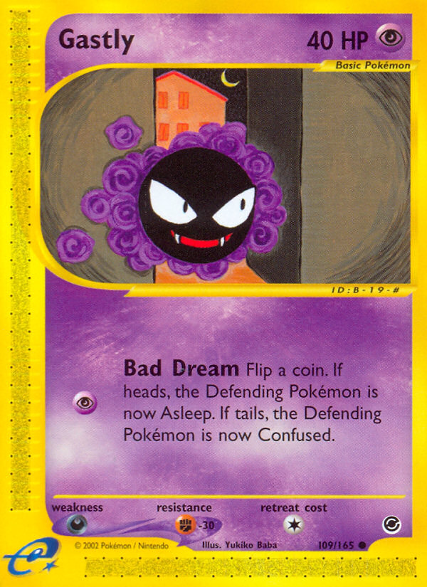 Gastly (109/165) [Expedition: Base Set] | Anubis Games and Hobby