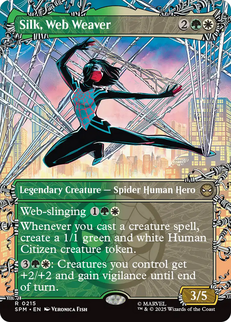 Silk, Web Weaver (Borderless) [Marvel's Spider-Man] | Anubis Games and Hobby
