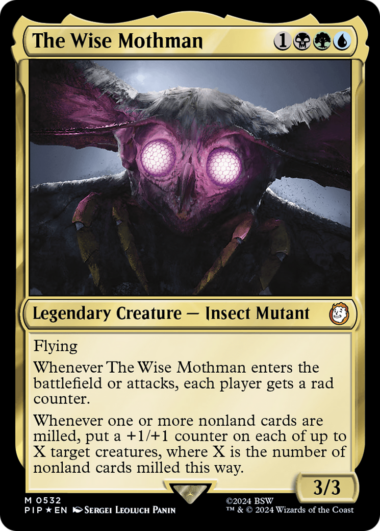 The Wise Mothman (Surge Foil) [Fallout] | Anubis Games and Hobby