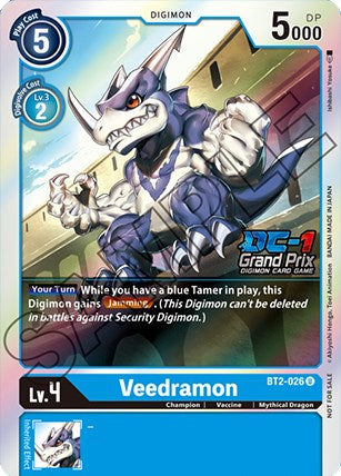 Veedramon [BT2-026] (DC-1 Grand Prix) [Release Special Booster Promos] | Anubis Games and Hobby