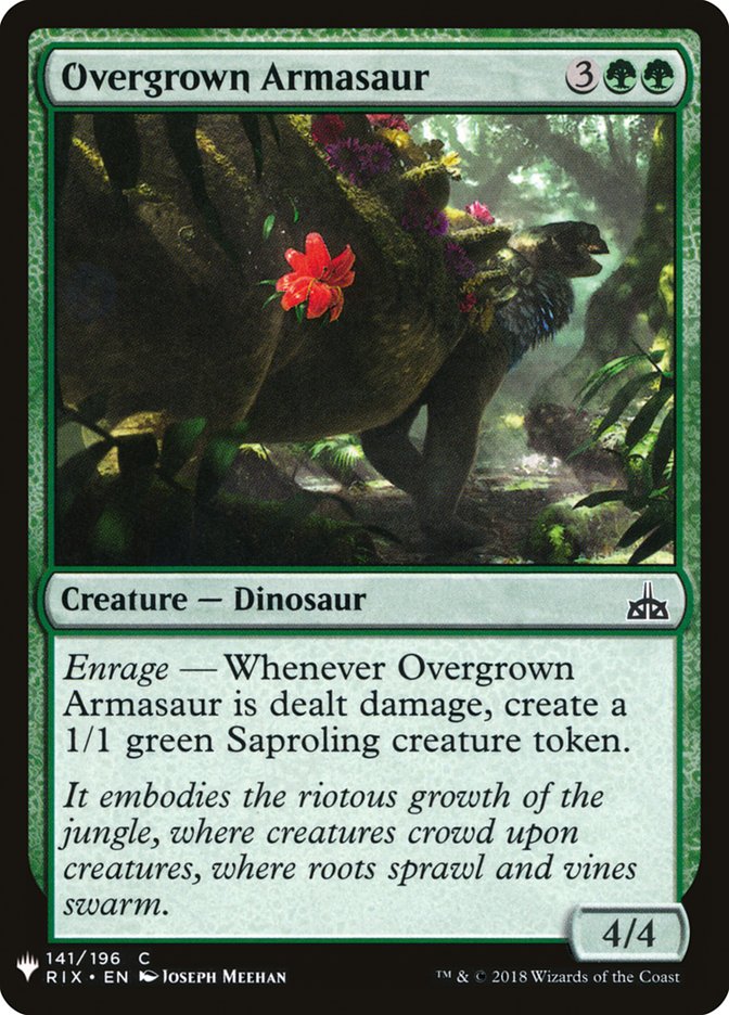 Overgrown Armasaur [Mystery Booster] | Anubis Games and Hobby