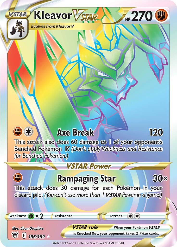 Kleavor VSTAR (196/189) [Sword & Shield: Astral Radiance] | Anubis Games and Hobby