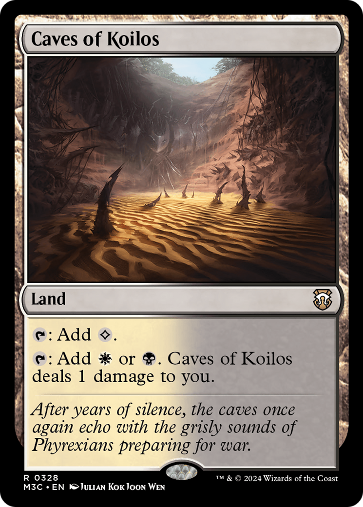 Caves of Koilos (Ripple Foil) [Modern Horizons 3 Commander] | Anubis Games and Hobby