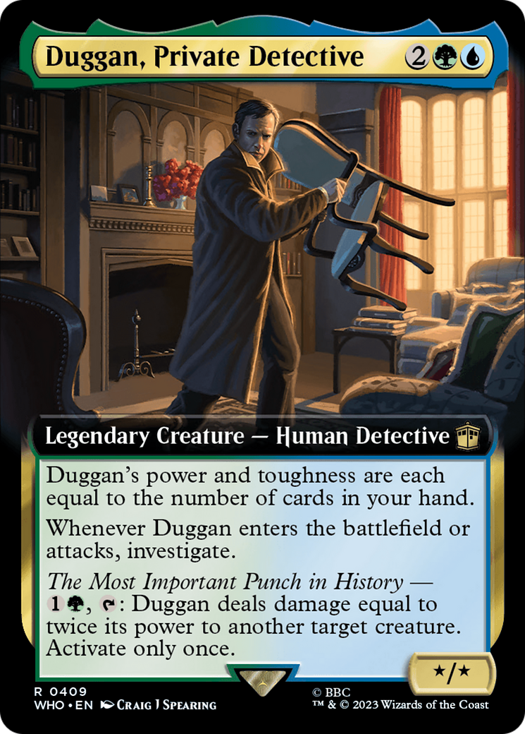 Duggan, Private Detective (Extended Art) [Doctor Who] | Anubis Games and Hobby