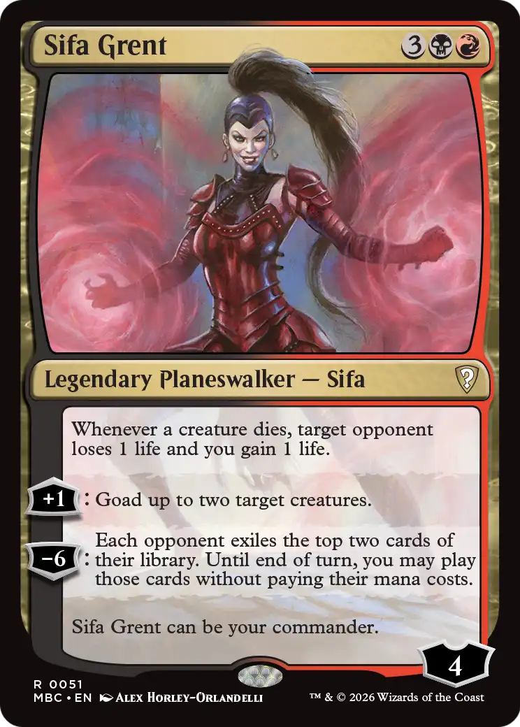 Sifa Grent [Mystery Booster: Commander Edition] | Anubis Games and Hobby