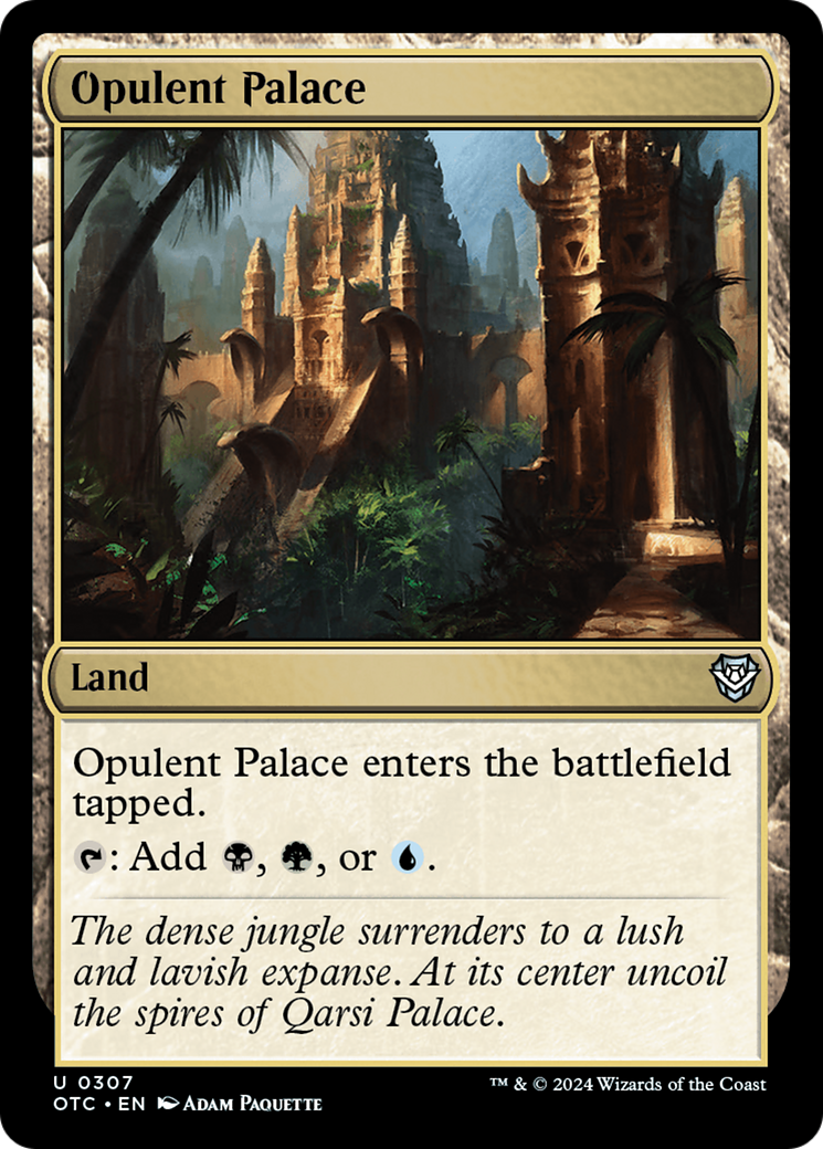 Opulent Palace [Outlaws of Thunder Junction Commander] | Anubis Games and Hobby