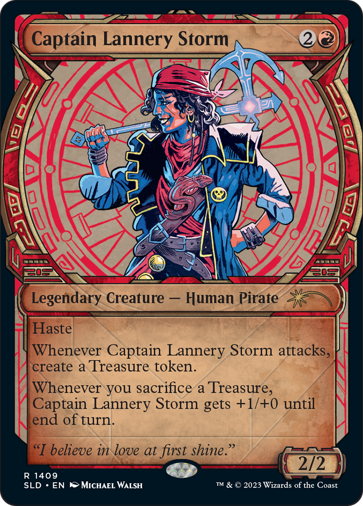 Captain Lannery Storm (Rainbow Foil) [Secret Lair Drop Series] | Anubis Games and Hobby